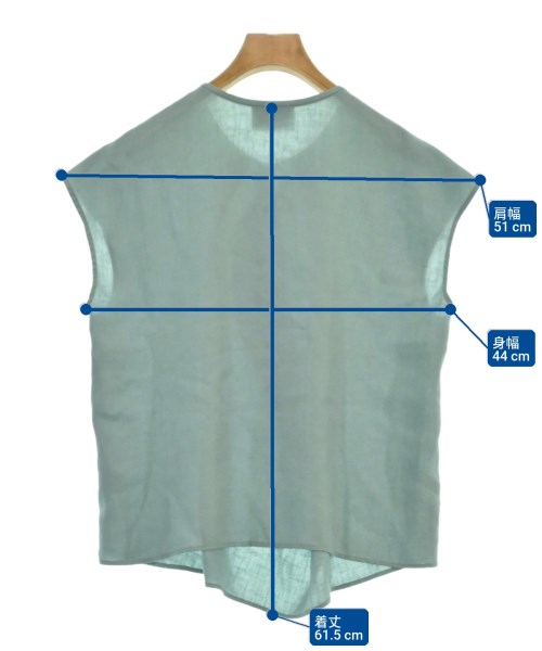 UNITED ARROWS（ユナイテッドアローズ）ブラウス 青 サイズ:38(M位) レディース/2200617841043