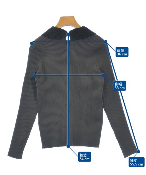 UNITED ARROWS（ユナイテッドアローズ）ニット・セーター グレー サイズ:-(M位) レディース/2200614311129