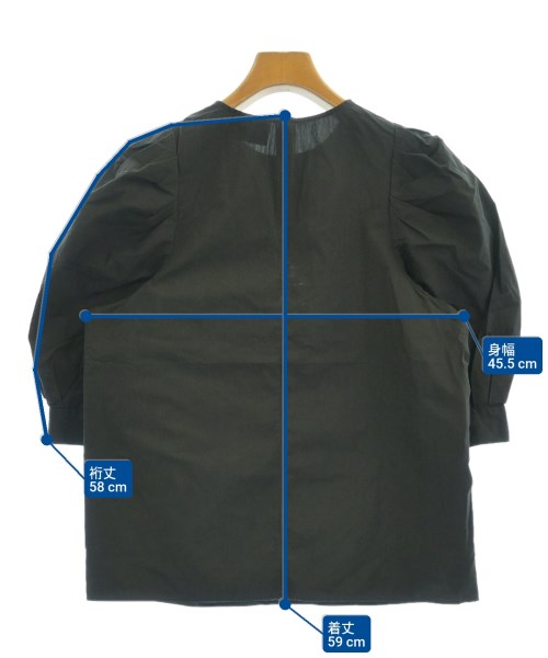 UNITED ARROWS（ユナイテッドアローズ）カジュアルシャツ 黒 サイズ:36(S位) レディース/2200615880075