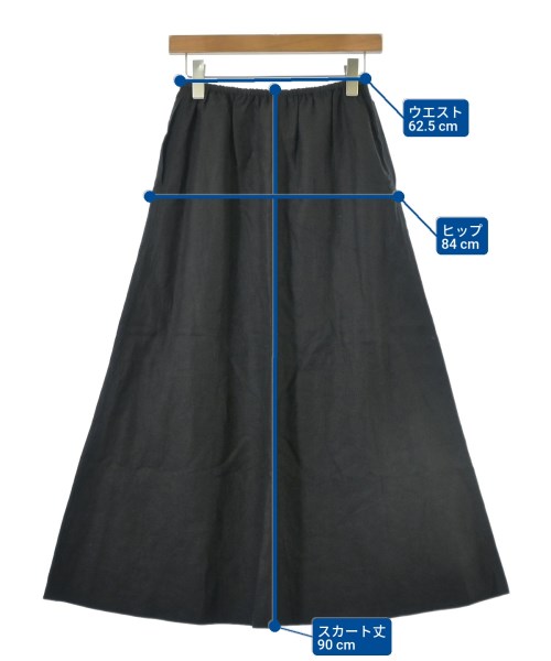 UNITED ARROWS（ユナイテッドアローズ）ロング・マキシ丈スカート 黒 サイズ:38(M位) レディース/2200618941063