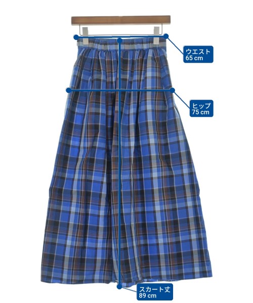 UNITED ARROWS（ユナイテッドアローズ）ロング・マキシ丈スカート 青 サイズ:38(M位) レディース/2200611768247