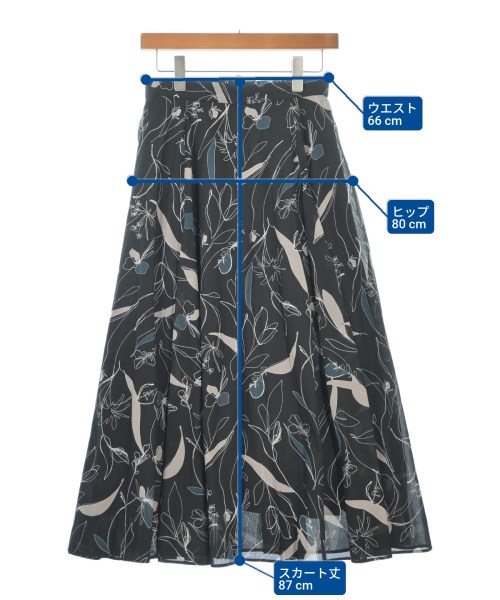 UNITED ARROWS（ユナイテッドアローズ）ロング・マキシ丈スカート 黒 サイズ:38(M位) レディース/2200614183054