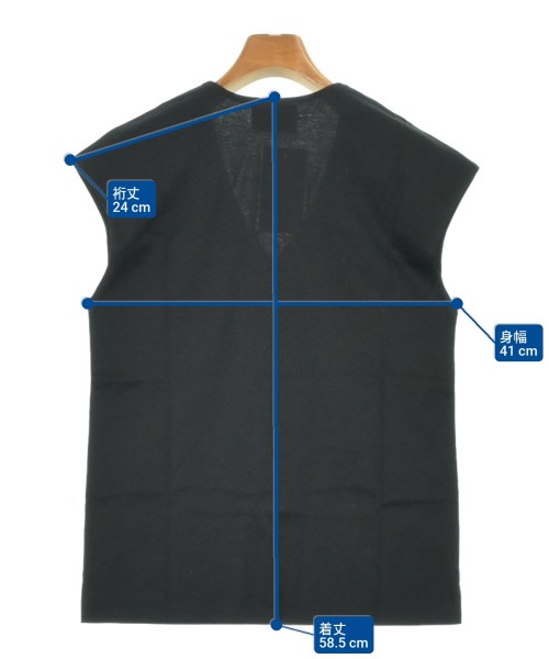 UNITED ARROWS（ユナイテッドアローズ）ノースリーブ 黒 サイズ:F レディース/2200619169138