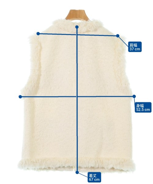 UNITED ARROWS（ユナイテッドアローズ）カジュアルジャケット 白 サイズ:36(S位) レディース/2200612005204