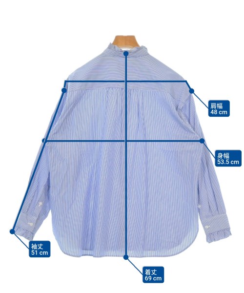 UNITED ARROWS（ユナイテッドアローズ）カジュアルシャツ 青 サイズ:36(S位) レディース/2200620208031