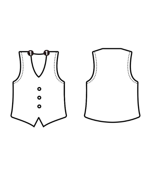 UNITED ARROWS（ユナイテッドアローズ）ベスト 白 サイズ:-(M位) レディース/2200620208048