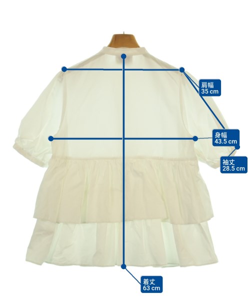 UNITED ARROWS（ユナイテッドアローズ）ブラウス 白 サイズ:36(S位) レディース/2200610445057