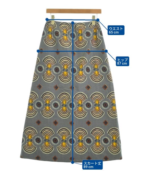 UNITED ARROWS（ユナイテッドアローズ）ロング・マキシ丈スカート 紺 サイズ:38(M位) レディース/2200618579068