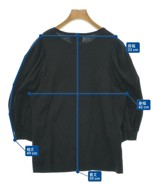 UNITED ARROWS（ユナイテッドアローズ）Tシャツ・カットソー 黒 サイズ:-(M位) レディース/2200620857017