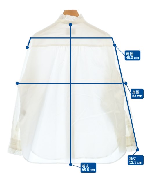 UNITED ARROWS（ユナイテッドアローズ）ブラウス 白 サイズ:38(M位) レディース/2200620895057