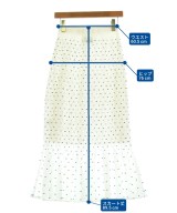 UNITED ARROWS（ユナイテッドアローズ）ロング・マキシ丈スカート 白 サイズ:36(S位) レディース/2200605220010
