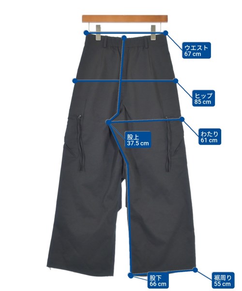 UNITED ARROWS（ユナイテッドアローズ）カーゴパンツ 黒 サイズ:36(S位) レディース/2200607170092