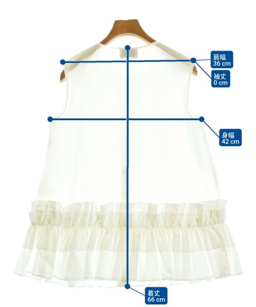 UNITED ARROWS（ユナイテッドアローズ）ブラウス 白 サイズ:38(M位) レディース/2200607443073