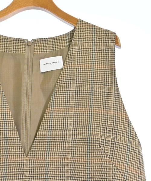 UNITED ARROWS（ユナイテッドアローズ）ワンピース ベージュ サイズ:38(M位) レディース/2200604819017