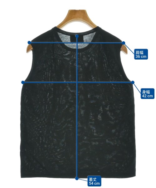 UNITED ARROWS（ユナイテッドアローズ）ベスト/ノースリーブ 黒 サイズ:-(M位) レディース/2200669553178