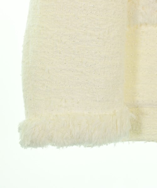 UNITED ARROWS（ユナイテッドアローズ）ノーカラージャケット 白 サイズ:38(M位) レディース/2200670038039