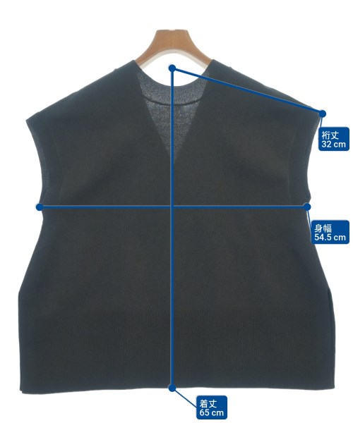 UNITED ARROWS（ユナイテッドアローズ）ベスト グレー サイズ:F レディース/2200669040029