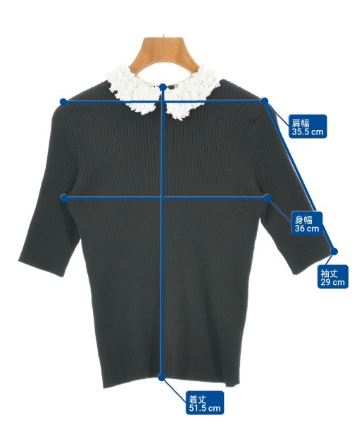 UNITED ARROWS（ユナイテッドアローズ）ニット・セーター 黒 サイズ:F レディース/2200672521119