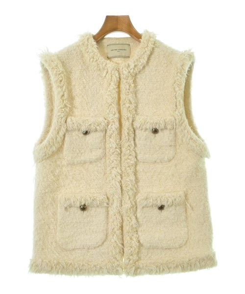 UNITED ARROWS(ユナイテッドアローズ)ノーカラージャケット 白 サイズ:36(S位)/2200673038012