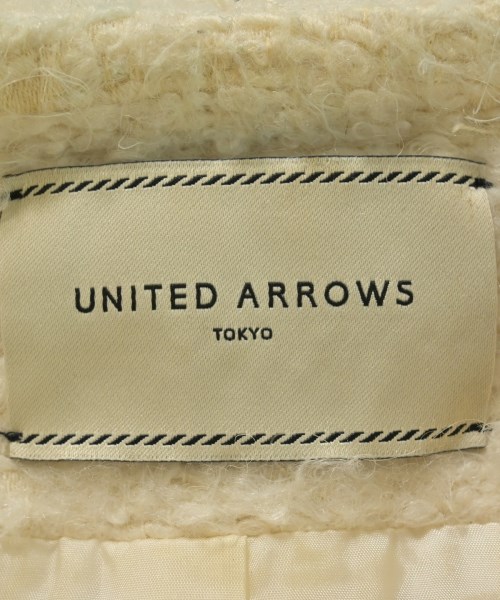 UNITED ARROWS（ユナイテッドアローズ）ノーカラージャケット 白 サイズ:36(S位) レディース/2200673038012