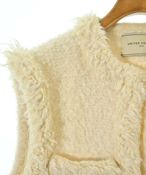 UNITED ARROWS（ユナイテッドアローズ）ノーカラージャケット 白 サイズ:36(S位) レディース/2200673038012