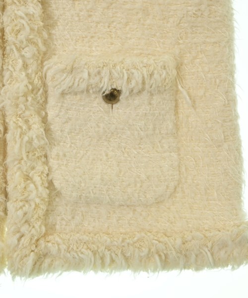 UNITED ARROWS（ユナイテッドアローズ）ノーカラージャケット 白 サイズ:36(S位) レディース/2200673038012