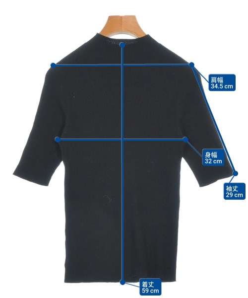 UNITED ARROWS（ユナイテッドアローズ）ニット・セーター 黒 サイズ:F レディース/2200670044047