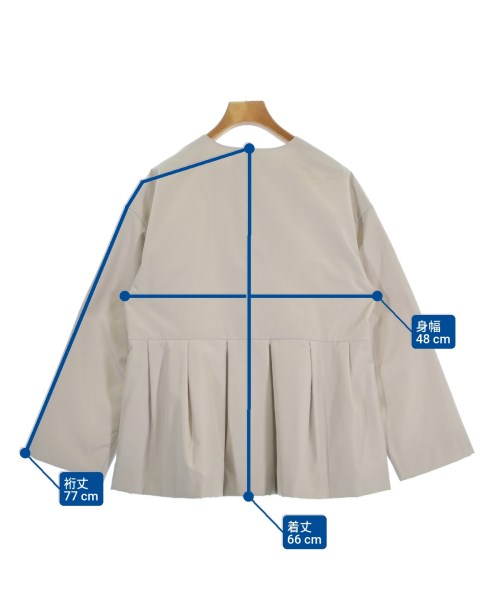 UNITED ARROWS（ユナイテッドアローズ）ノーカラージャケット グレー サイズ:38(M位) レディース/2200667726024