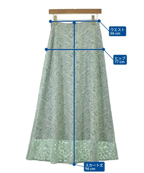 UNITED ARROWS（ユナイテッドアローズ）ロング・マキシ丈スカート 緑 サイズ:38(M位) レディース/2200675064033