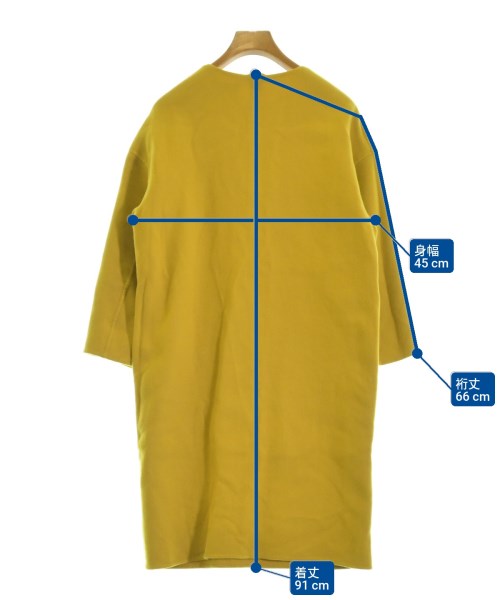 UNITED ARROWS（ユナイテッドアローズ）ワンピース 黄 サイズ:36(S位) レディース/2200675747028