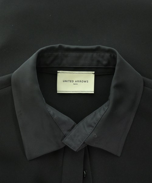 UNITED ARROWS（ユナイテッドアローズ）シャツワンピース 黒 サイズ:F レディース/2200670118106