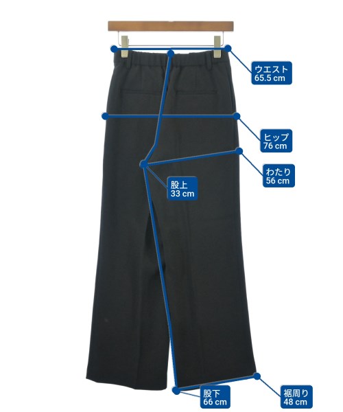 UNITED ARROWS（ユナイテッドアローズ）スラックス 黒 サイズ:36(S位) レディース/2200676942026