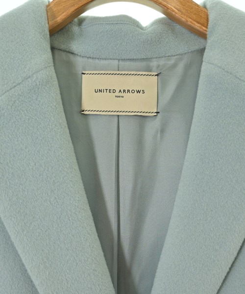 UNITED ARROWS（ユナイテッドアローズ）チェスターコート 青 サイズ:36(S位) レディース/2200677095011