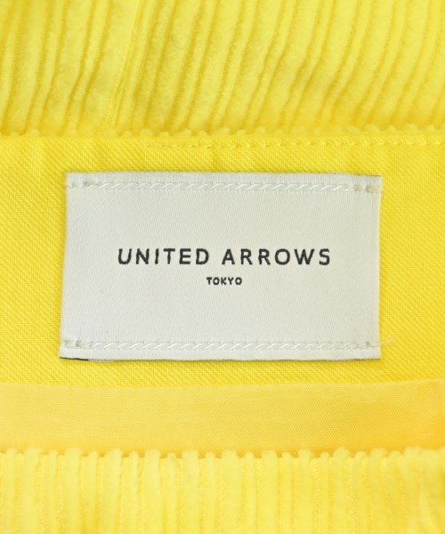 UNITED ARROWS（ユナイテッドアローズ）ひざ丈スカート 黄 サイズ:40(M位) レディース/2200677262031