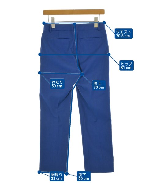 UNITED ARROWS（ユナイテッドアローズ）スラックス 青 サイズ:38(M位) レディース/2200665268069