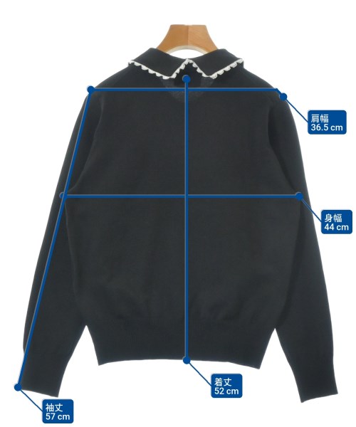 UNITED ARROWS（ユナイテッドアローズ）ニット・セーター 黒 サイズ:F レディース/2200672469367