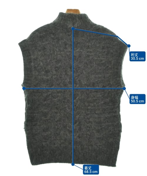 UNITED ARROWS（ユナイテッドアローズ）ベスト グレー サイズ:F レディース/2200676803105