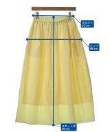 UNITED ARROWS（ユナイテッドアローズ）ロング・マキシ丈スカート 黄 サイズ:36(S位) レディース/2200676803433