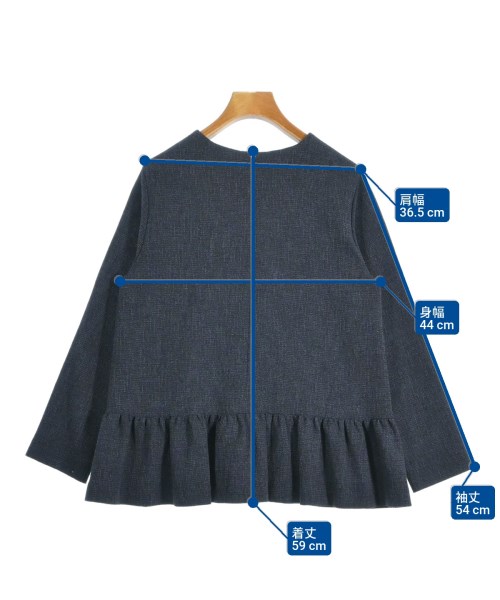 UNITED ARROWS（ユナイテッドアローズ）ブラウス 紺 サイズ:36(S位) レディース/2200673922021