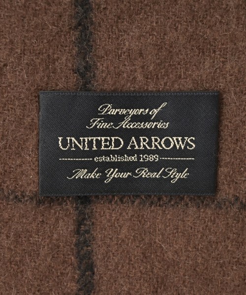 UNITED ARROWS（ユナイテッドアローズ）マフラー 茶 サイズ:- レディース/2200678404096