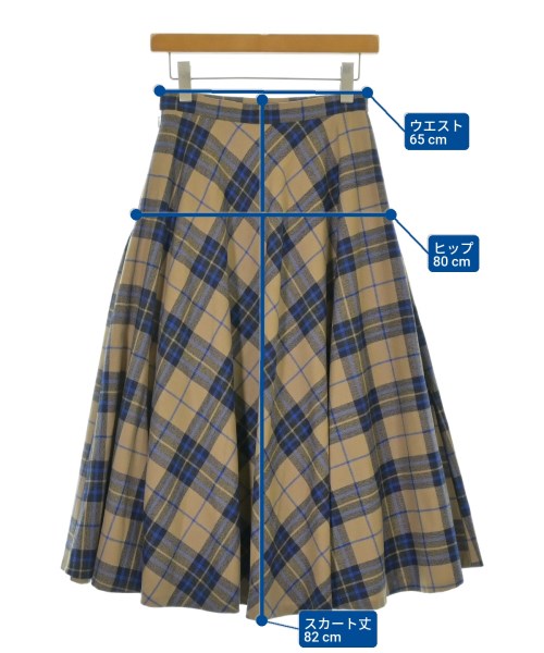 UNITED ARROWS（ユナイテッドアローズ）ロング・マキシ丈スカート ベージュ サイズ:36(S位) レディース/2200672869136