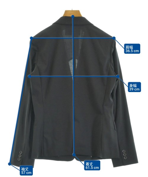 UNITED ARROWS（ユナイテッドアローズ）テーラードジャケット 黒 サイズ:38(M位) レディース/2200673440136