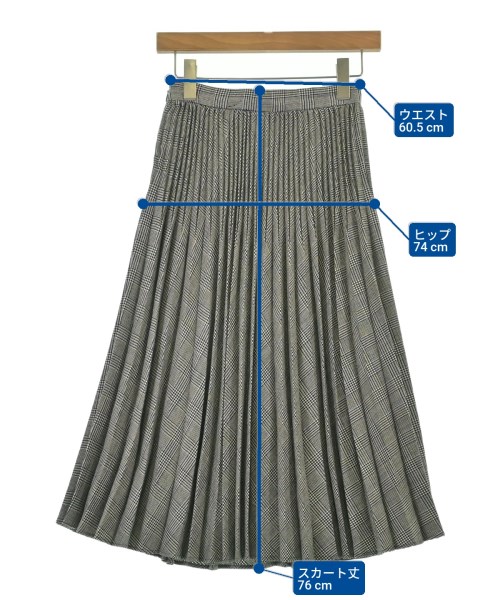 UNITED ARROWS（ユナイテッドアローズ）ロング・マキシ丈スカート グレー サイズ:34(XS位) レディース/2200678851029