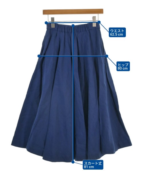 UNITED ARROWS（ユナイテッドアローズ）ロング・マキシ丈スカート 紺 サイズ:36(S位) レディース/2200675622042
