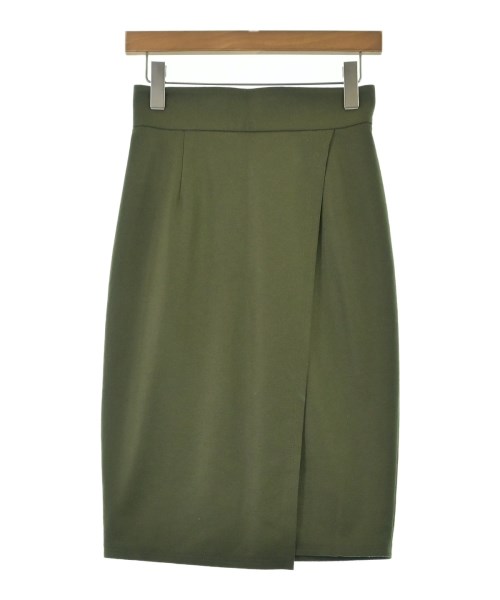 UNITED ARROWS(ユナイテッドアローズ)ひざ丈スカート カーキ サイズ:36(S位)/2200675624053