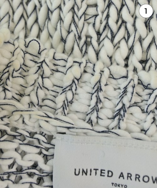 UNITED ARROWS（ユナイテッドアローズ）ニット・セーター 白 サイズ:F レディース/2200679439035