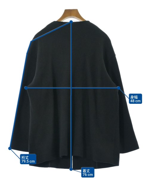 UNITED ARROWS（ユナイテッドアローズ）ノーカラージャケット 黒 サイズ:-(M位) レディース/2200671404024