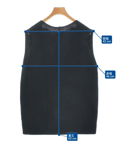 UNITED ARROWS（ユナイテッドアローズ）ベスト 黒 サイズ:-(M位) レディース/2200671404031