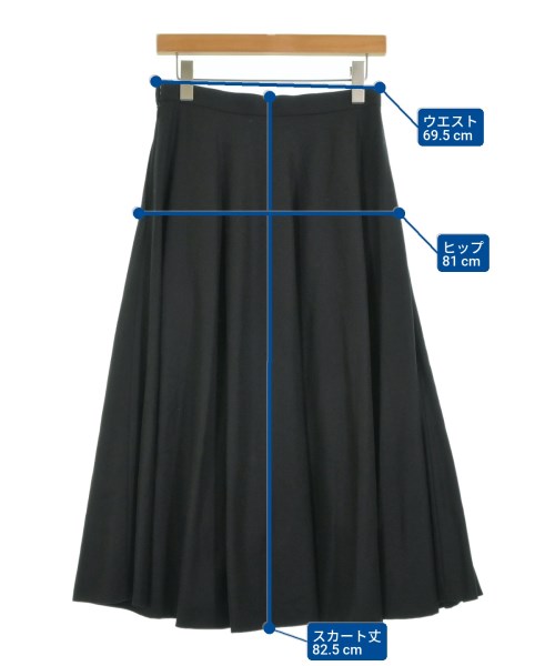 UNITED ARROWS（ユナイテッドアローズ）ロング・マキシ丈スカート 黒 サイズ:40(M位) レディース/2200676394016