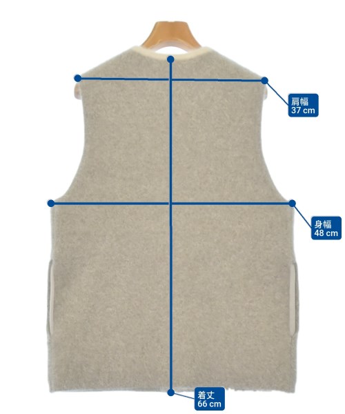 UNITED ARROWS（ユナイテッドアローズ）ベスト ベージュ サイズ:F レディース/2200673649058